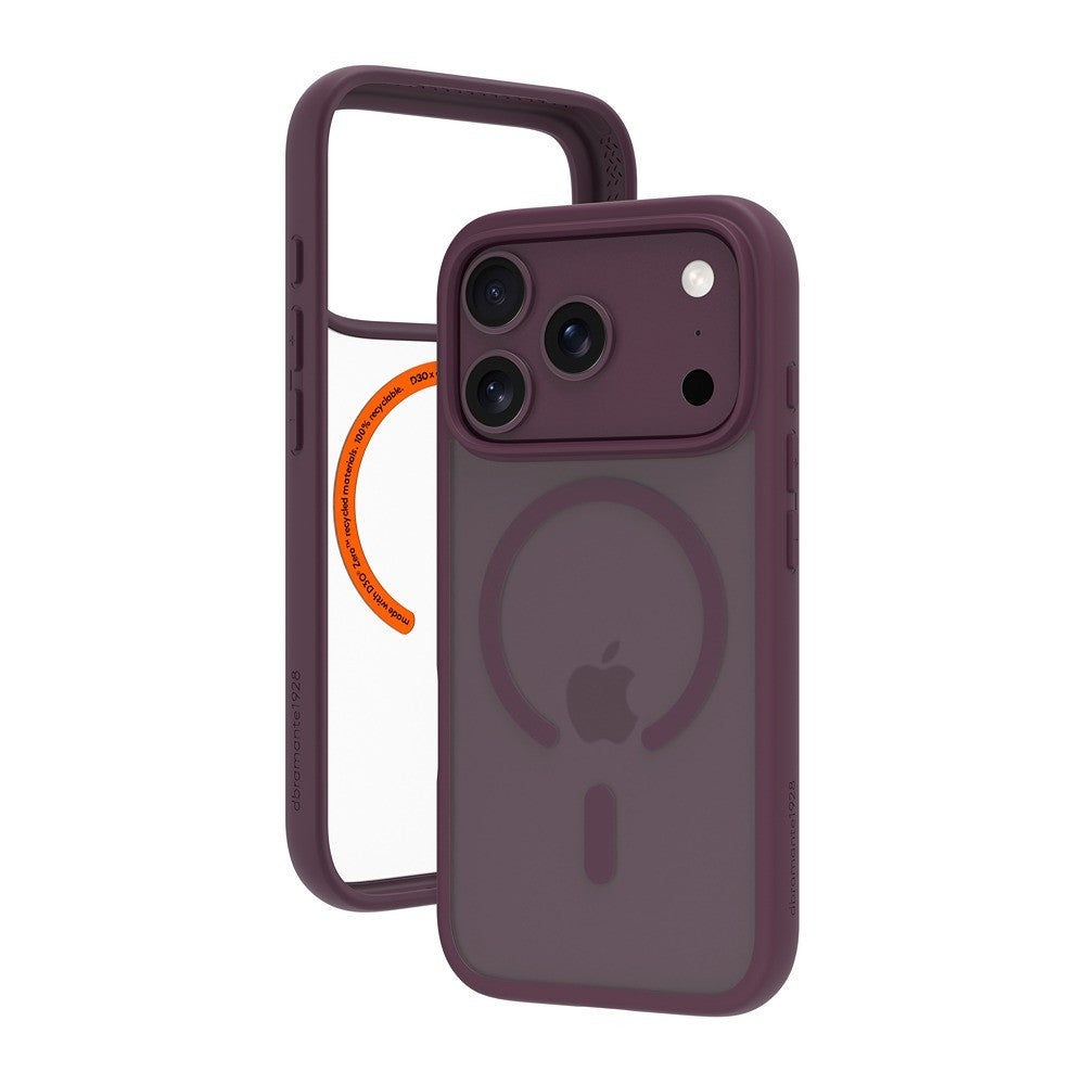 dbramante1928 iPhone 17 Pro/iPhone 18 Pro Kuori Grenen Ultra MagSafe Burgundy