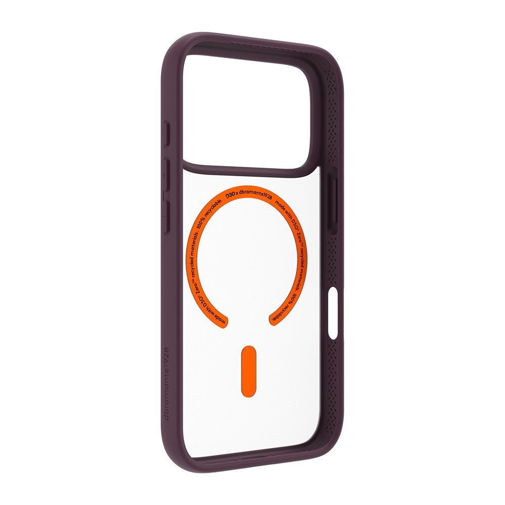 dbramante1928 iPhone 17 Pro/iPhone 18 Pro Kuori Grenen Ultra MagSafe Burgundy