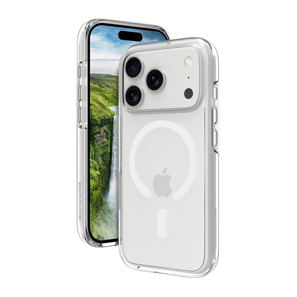 dbramante1928 iPhone 17 Pro/iPhone 18 Pro Kuori Iceland Ultra MagSafe Kirkas