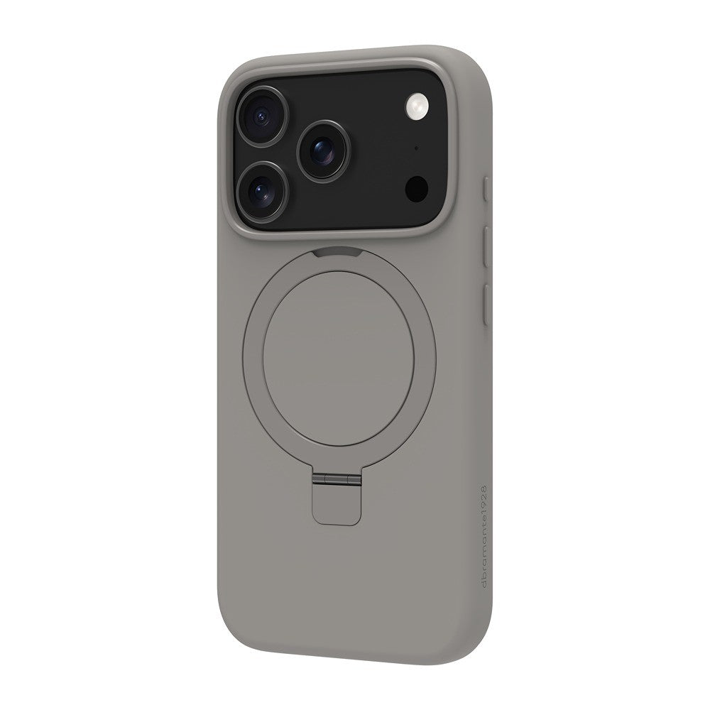 dbramante1928 iPhone 17 Pro/iPhone 18 Pro Kuori Roskilde MagSafe Kick ICON River Stone