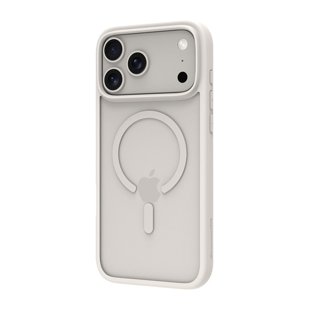 dbramante1928 iPhone 17 Pro Max/iPhone 18 Pro Max Kuori Grenen MagSafe Valkoinen
