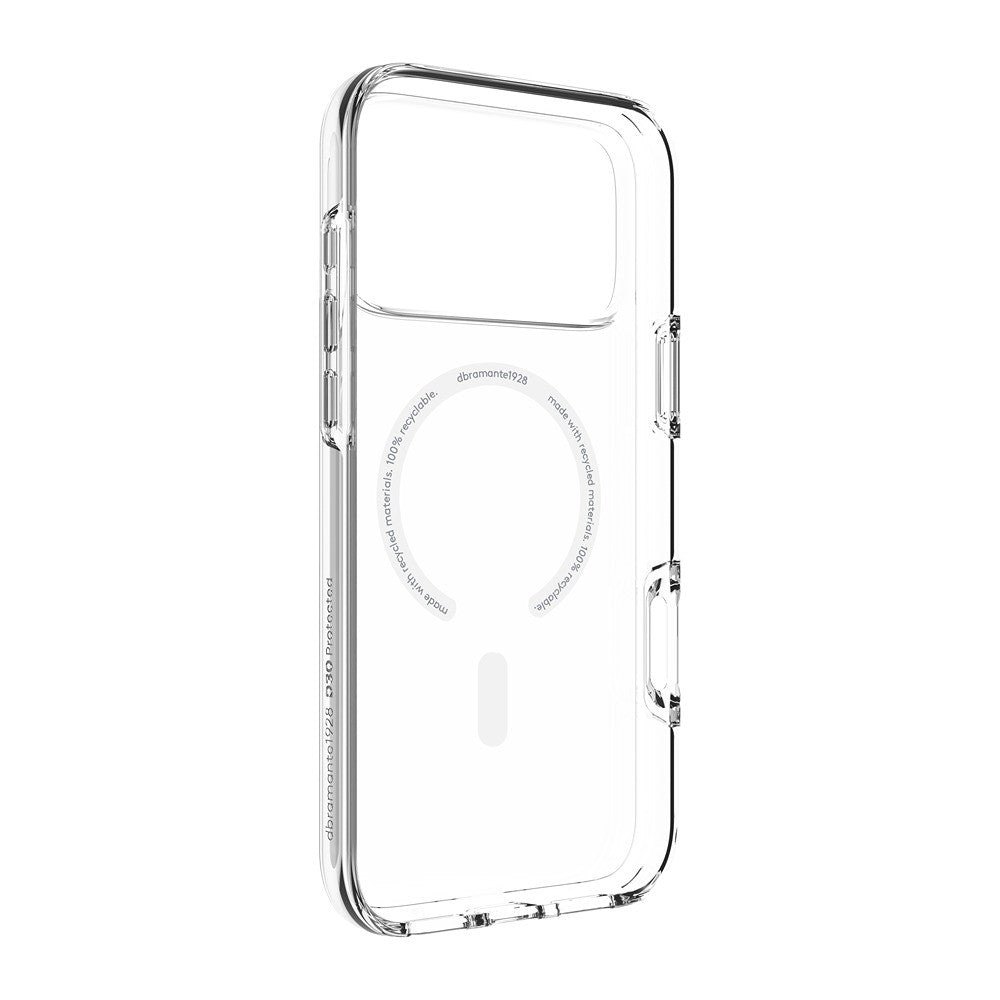 dbramante1928 iPhone 17 Pro Max/iPhone 18 Pro Max Kuori Iceland Ultra MagSafe D3O Kirkas
