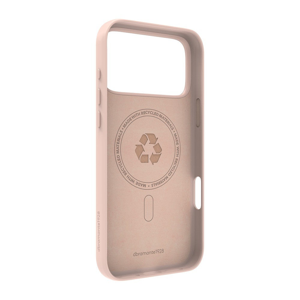 dbramante1928 iPhone 17 Pro Max/iPhone 18 Pro Max Kuori Roskilde MagSafe Kick ICON Pink Sand