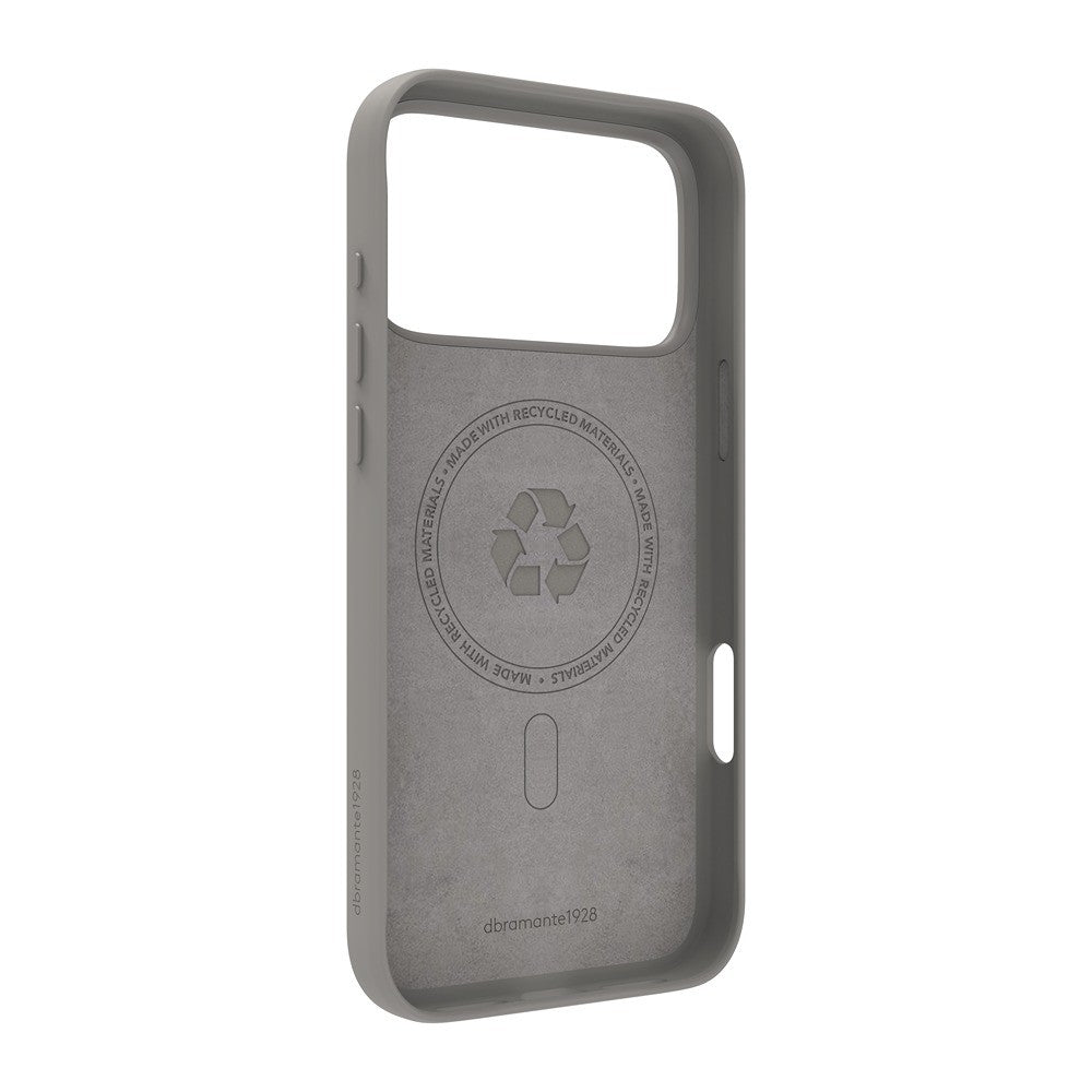 dbramante1928 iPhone 17 Pro Max/iPhone 18 Pro Max Kuori Roskilde MagSafe Kick ICON River Stone
