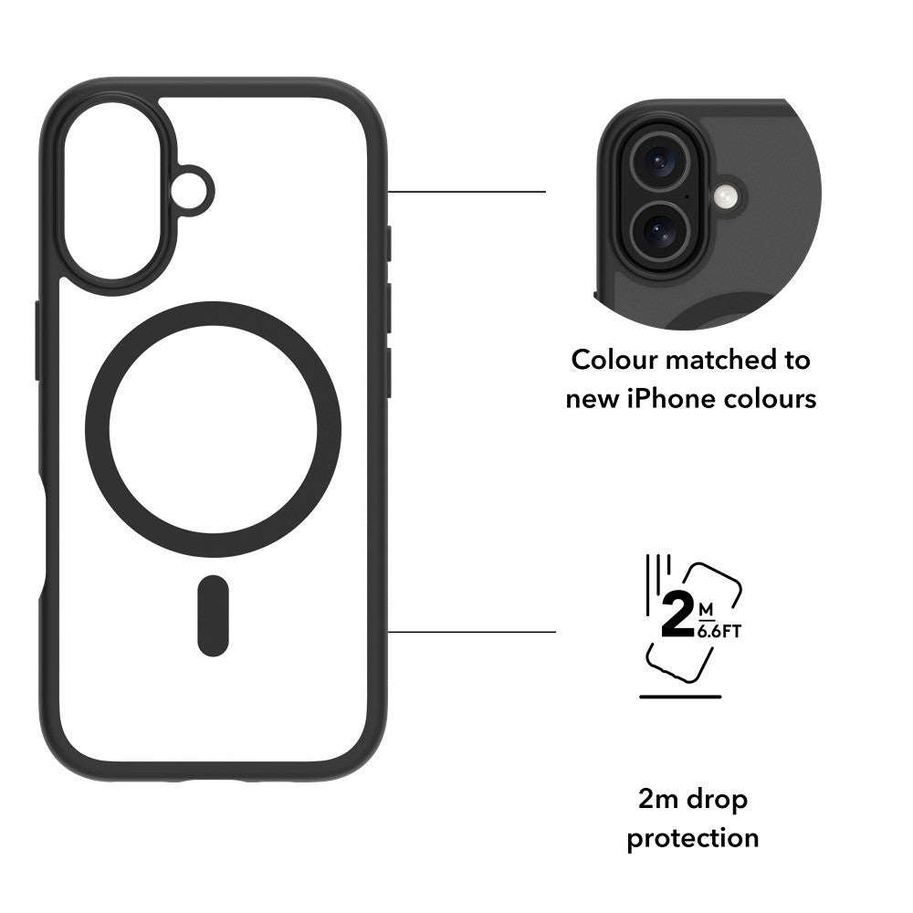 dbramante1928 iPhone 17 Kuori Grenen MagSafe Musta