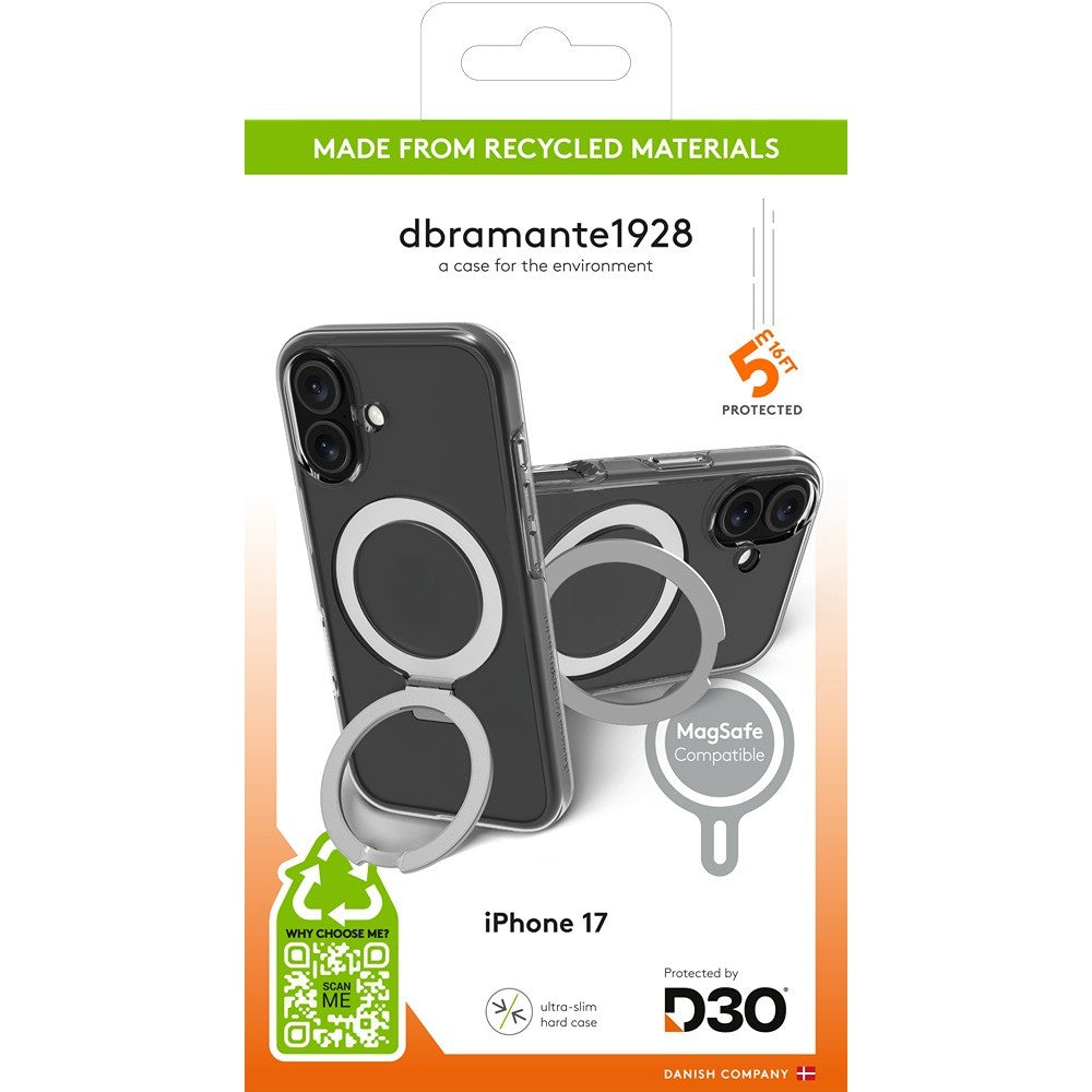 dbramante1928 iPhone 17 Kuori Iceland Ultra MagSafe Kick Kirkas