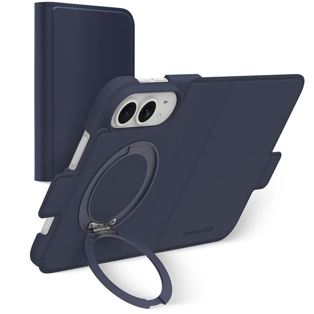 dbramante1928 iPhone Duo Kotelo Copenhagen MagSafe Kick ICON Deep Water