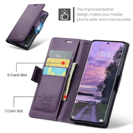 CaseMe Xiaomi Redmi Note 14 Pro 5G/14 Pro Plus 5G Kotelo 023 Series Violetti