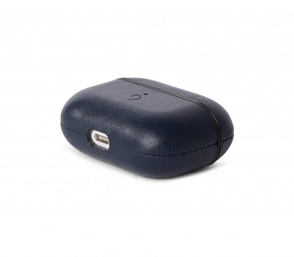 Decoded nahkainen Aircase Airpods 3:lle, laivastonsininen