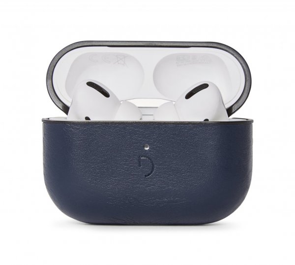 Decoded nahkainen Aircase Airpods 3:lle, laivastonsininen
