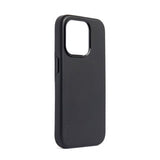 Decoded iPhone 15 Pro -nahkainen takakuori, musta