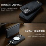 CaseMe iPhone 13 Pro Kotelo C49 Series Musta