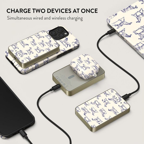 Burga Powerbank MagSafe 5000 mAh Derby Race Kulta
