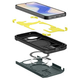 Spigen Google Pixel 10a Kuori Tough Armor MagFit Abyss Green