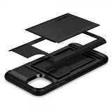 Spigen iPhone 11 -suojakuori Slim Armor CS, musta