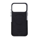 iPhone 17 Pro/iPhone 18 Pro Kuori Nahkaa Korttipidike MagSafe Musta