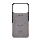 iPhone 17 Pro/iPhone 18 Pro Kuori Nahkaa Korttipidike MagSafe Harmaa