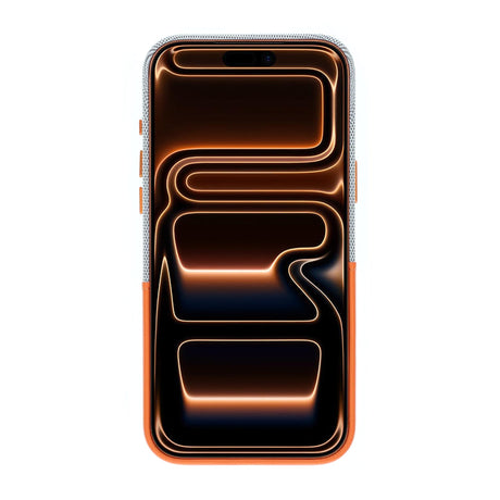 iPhone 17 Pro/iPhone 18 Pro Kuori Nahkaa Korttipidike MagSafe Oranssi