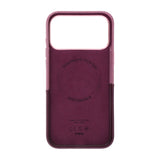 iPhone 17 Pro/iPhone 18 Pro Kuori Nahkaa Korttipidike MagSafe Violetti