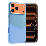 iPhone 17 Pro Max/iPhone 18 Pro Max Kuori nahkaa Korttipidike MagSafe Sininen