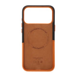 iPhone 17 Pro Max/iPhone 18 Pro Max Kuori nahkaa Korttipidike MagSafe Ruskea