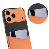 iPhone 17 Pro Max/iPhone 18 Pro Max Kuori nahkaa Korttipidike MagSafe Ruskea