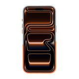 iPhone 17 Pro Max/iPhone 18 Pro Max Kuori nahkaa Korttipidike MagSafe Oranssi