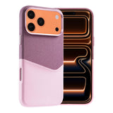 iPhone 17 Pro Max/iPhone 18 Pro Max Kuori nahkaa Korttipidike MagSafe Vaaleanpunainen