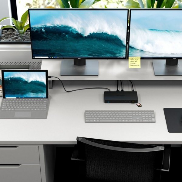 ALOGIC USB-C Kolmoisnäyttö Telakka 100W PD:llä  