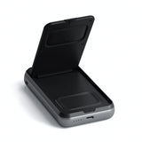Satechi Duo Wireless Charger Power Stand avaruusharmaa