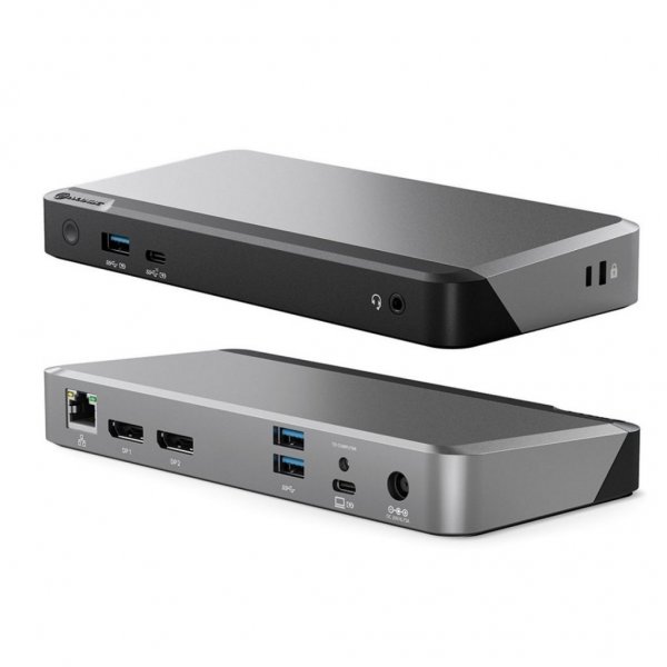 ALOGIC Prime MX2 USB-C Kaksinäyttöinen DP 65W PD Telakka