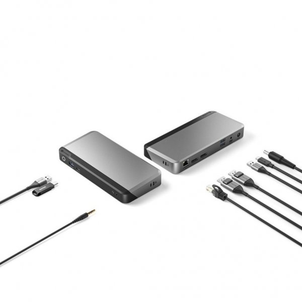 ALOGIC Prime MX2 USB-C Kaksinäyttöinen DP 65W PD Telakka