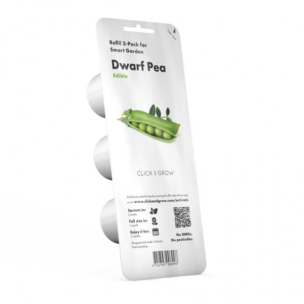 Click and Grow Smart Garden täyttöpakkaus 3 kpl - herne