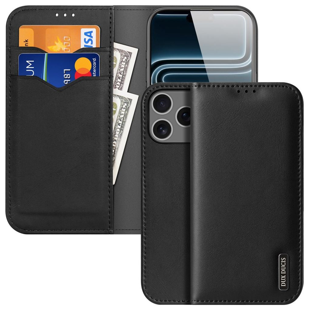 Dux Ducis iPhone 17 Pro Max/iPhone 18 Pro Max Kotelo Hivo Series Musta