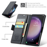 CaseMe Samsung Galaxy S24 Ultra Kotelo 023 Series Musta