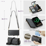 CaseMe iPhone 17 Pro Max/iPhone 18 Pro Max Kotelo C36 Series Musta