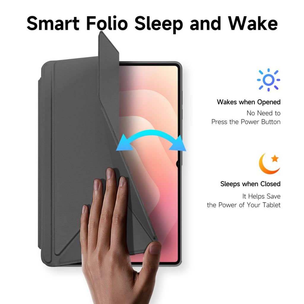Dux Ducis Samsung Galaxy Tab S11 Ultra/S12 Ultra Kotelo Magi Series Harmaa