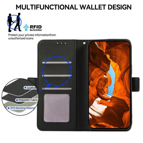 ABEEL Google Pixel 11 Pro XL Kotelo RFID-suoja Musta