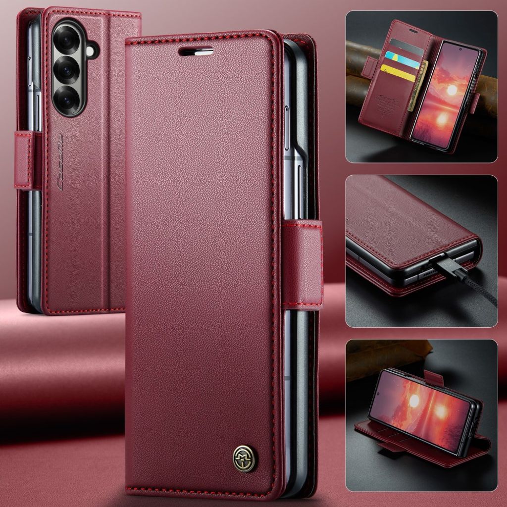 CaseMe Samsung Galaxy Z Fold 8 Ultra Kotelo 023 Series Punainen