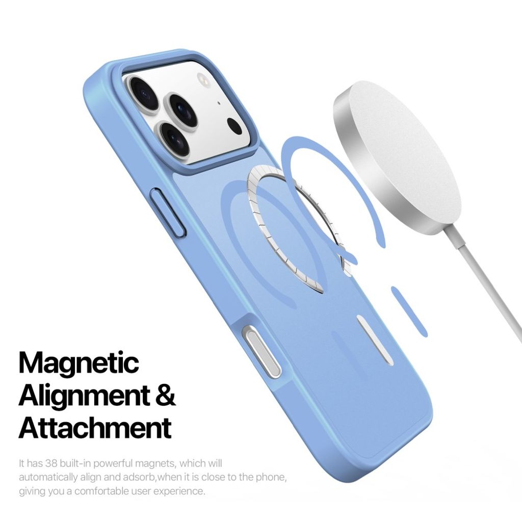Dux Ducis iPhone 17 Pro/iPhone 18 Pro Kuori Yind Series MagSafe Sininen