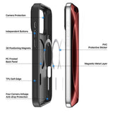 Dux Ducis iPhone 17 Pro/iPhone 18 Pro Kuori Yind Series MagSafe Musta