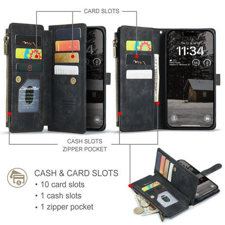 CaseMe iPhone Air Kotelo C30 Series Musta