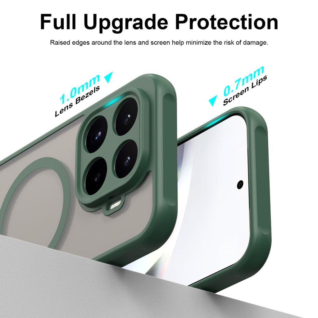 Xiaomi 17T Kuori Pesty MagSafe Vihreä