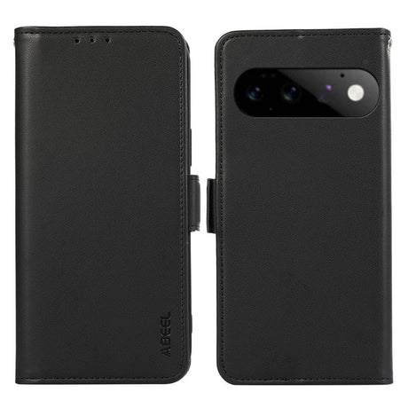 ABEEL Google Pixel 11/Pixel 11 Pro Kotelo RFID-suoja Musta
