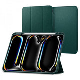 Spigen iPad Pro 11 (M4/M5) Urban Fit -suojakotelo, Midnight Green