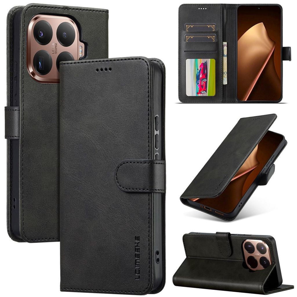 Lc.Imeeke Xiaomi 17T Kotelo Korttitaskulla Telinetoiminto Musta