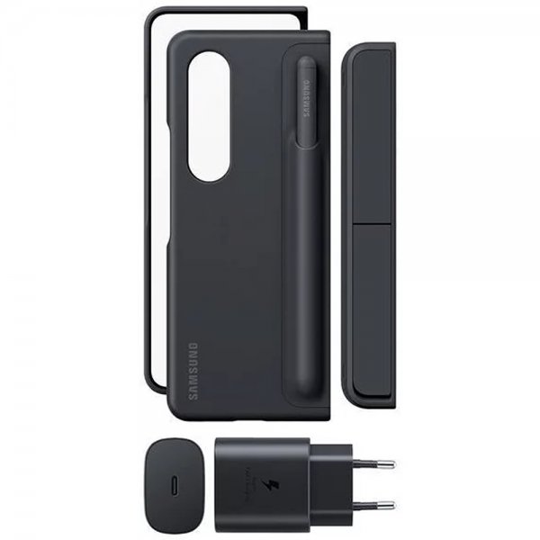 Samsung Original Galaxy Z Fold 4 Note Package Case + S Pen + 25W matka-adapteri