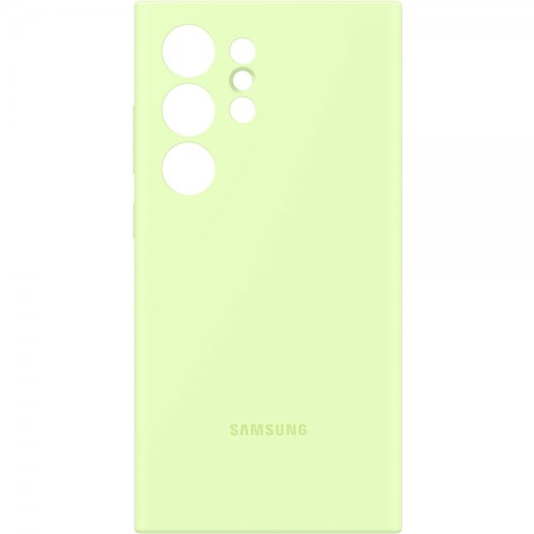 Samsung Alkuperäinen Galaxy S24 Ultra -silikonisuojakuori, vaaleanvihreä