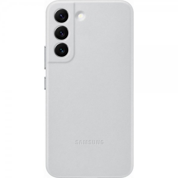 Samsung Alkuperäinen Galaxy S22 Nahkakuori Harmaa