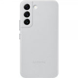 Samsung Alkuperäinen Galaxy S22 Nahkakuori Harmaa